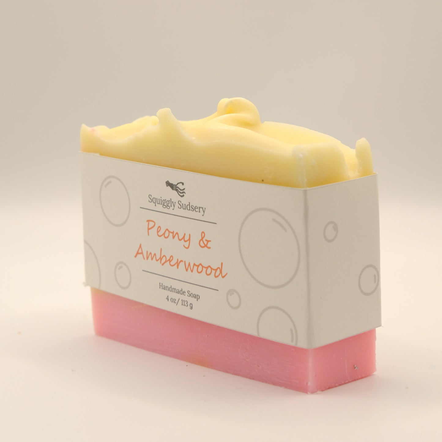 Peony and Amberwood Cold Process Soap