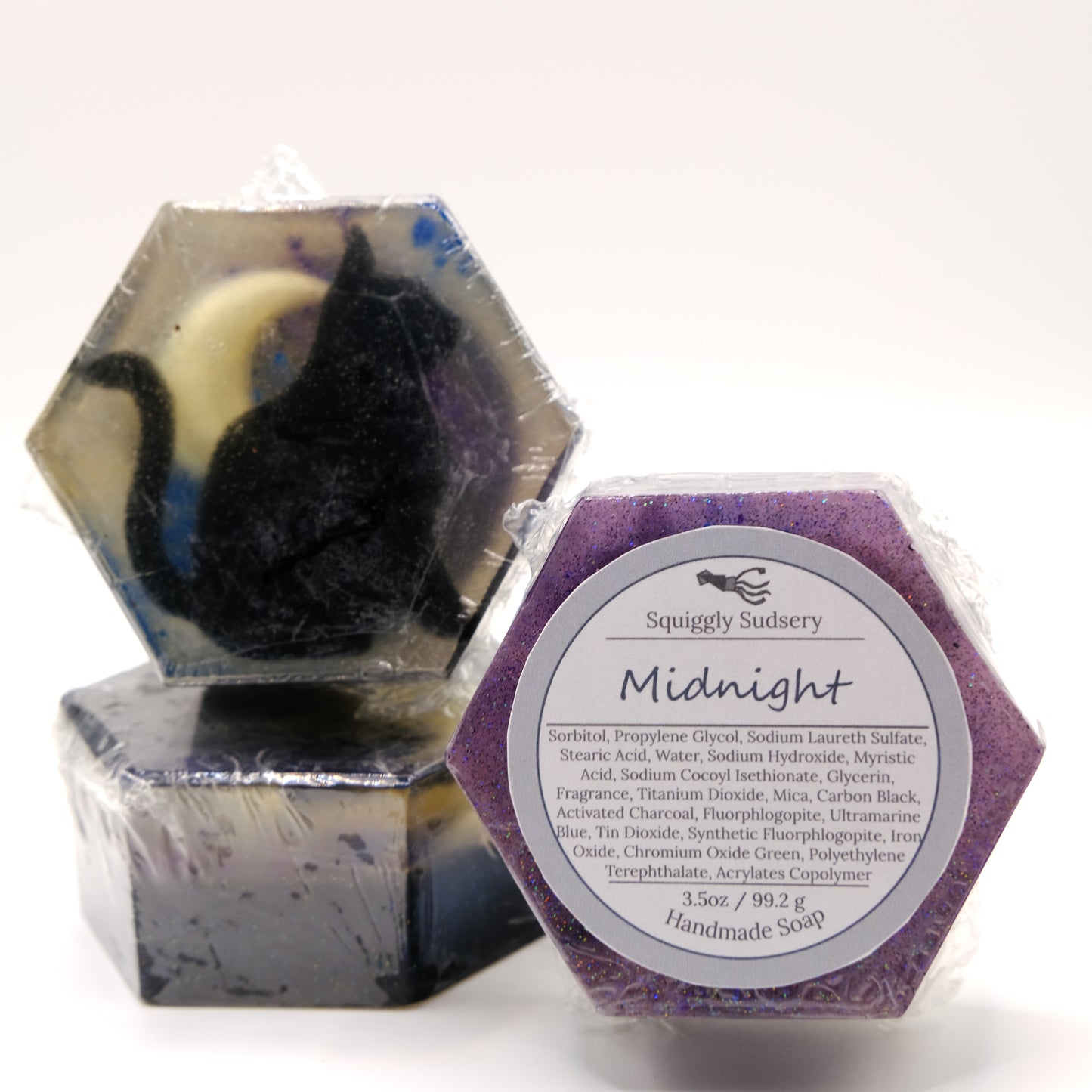 Midnight Hexagon Soap