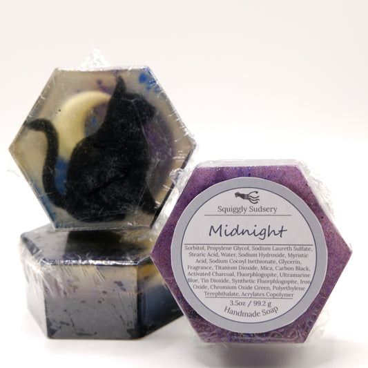 Midnight Hexagon Soap