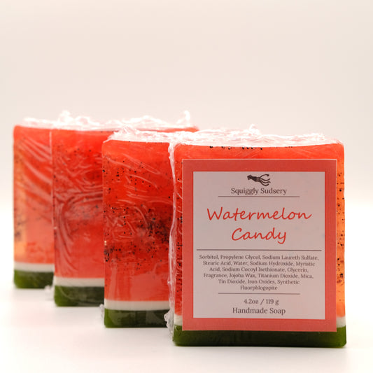 Watermelon Candy Rectangle Soap