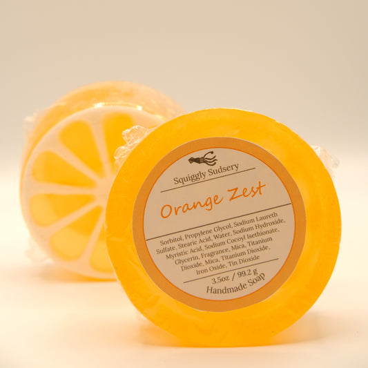 Orange Zest Round Soap