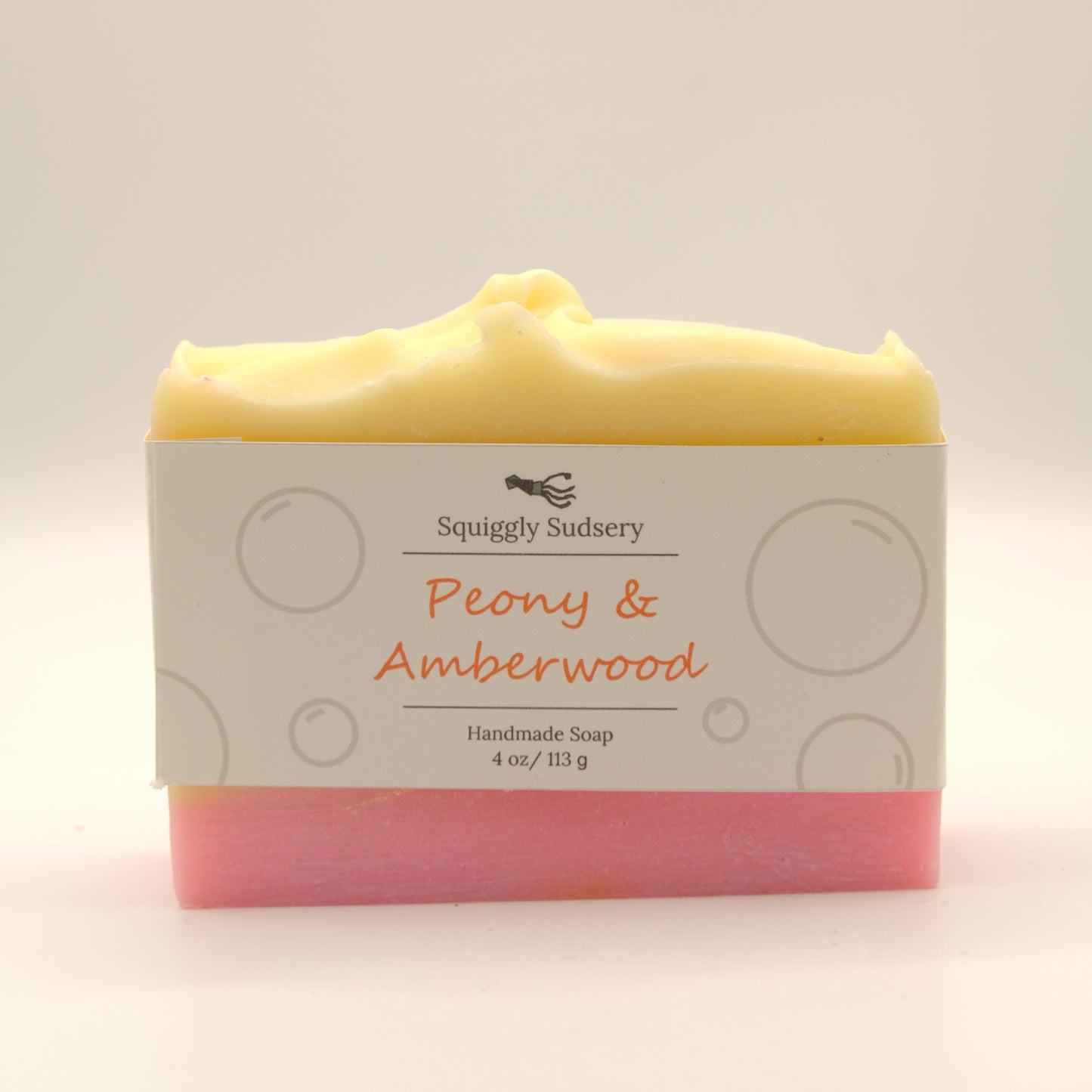 Peony and Amberwood Cold Process Soap