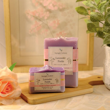Lavender Fields Cold Process Soap Bar | Floral Handmade Soap