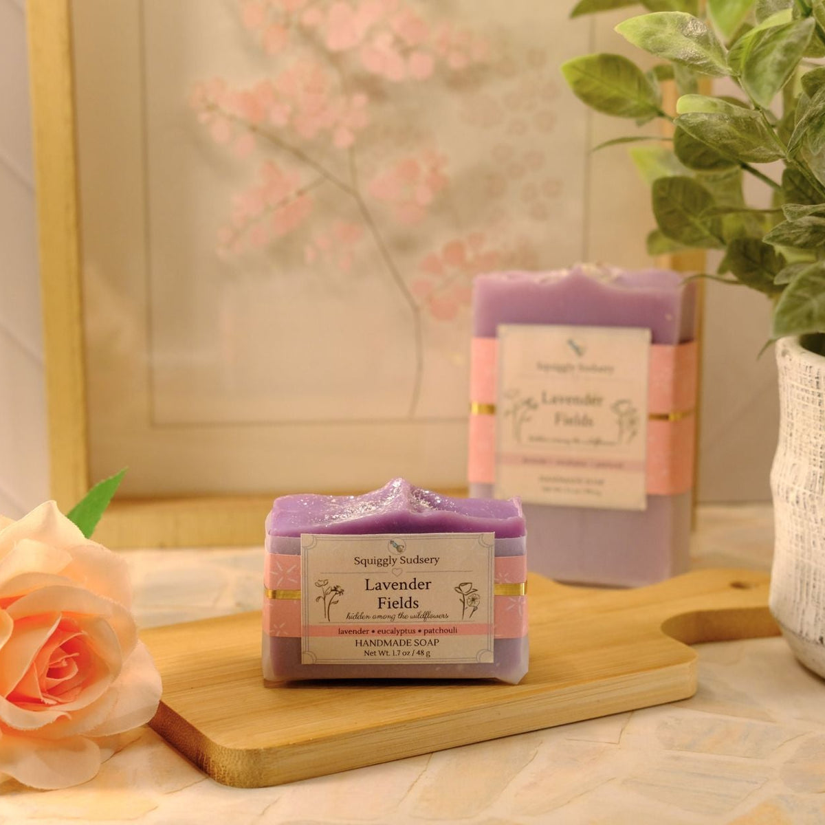 Lavender Fields Cold Process Soap Bar | Floral Handmade Soap