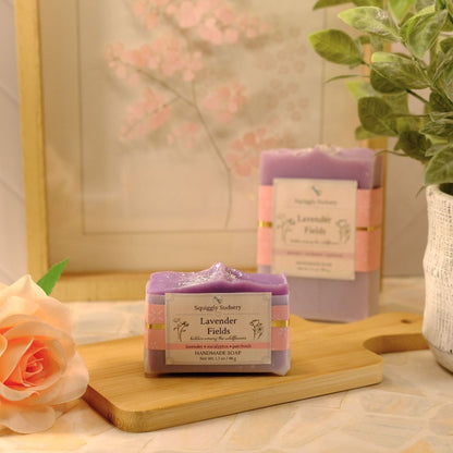 Lavender Fields Cold Process Soap Bar | Floral Handmade Soap