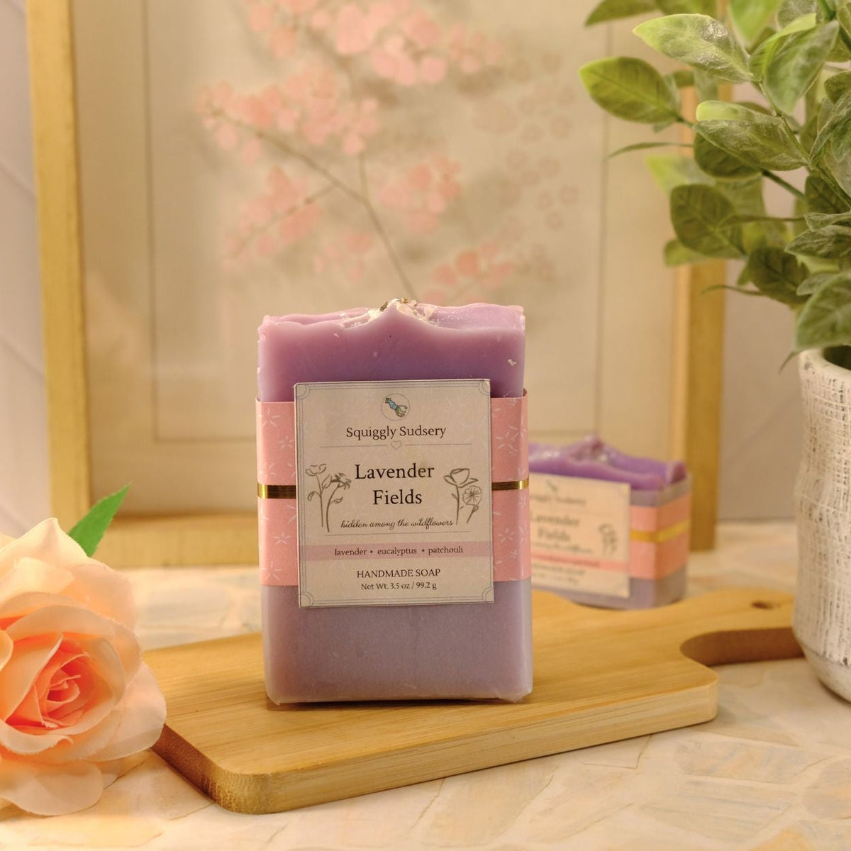 Lavender Fields Cold Process Soap Bar | Floral Handmade Soap