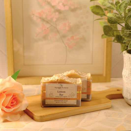 Lemon Bar Cold Process Soap Mini | Bakery Handmade Soap