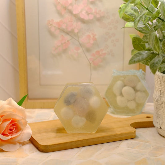 Ocean Breeze Hexagon Soap Bar | Fresh & Floral Handmade Soap