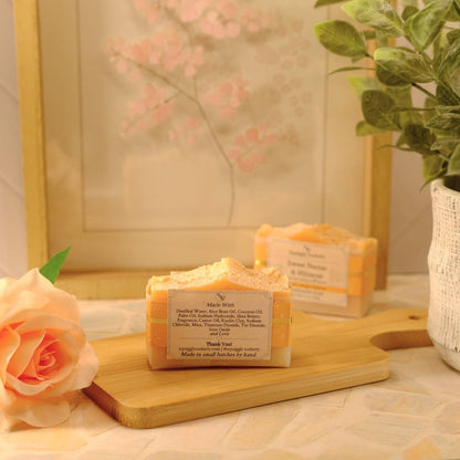 Sweet Nectar & Hibiscus Cold Process Soap | Handmade Soap