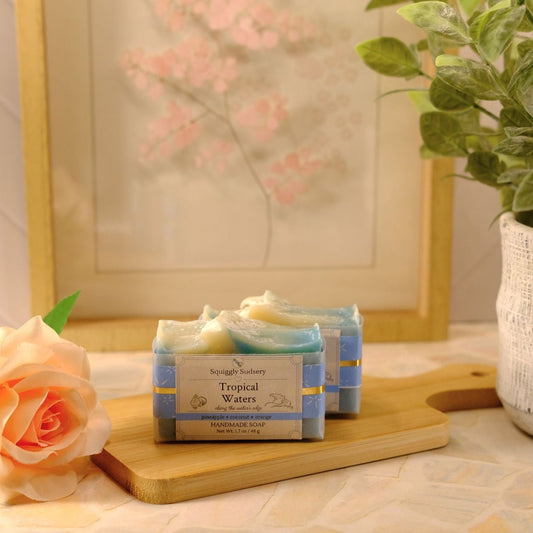 Tropical Waters Cold Process Soap Mini