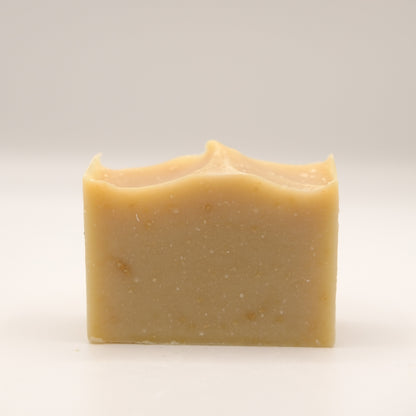 Bar of soap on a white background