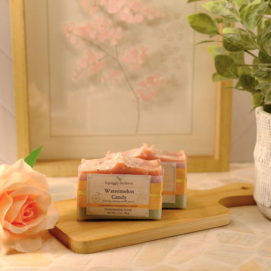 Watermelon Candy Cold Process Soap Mini